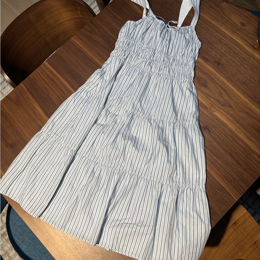Aritzia Sunday Best Light Blue Dress